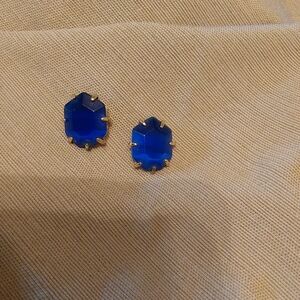 Kendra Scott Cobalt Blue Morgan Stud Earrings